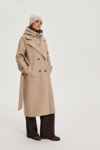 Γυναικείο παλτό MOODO Z-KU-4801 BEIGE W25/26