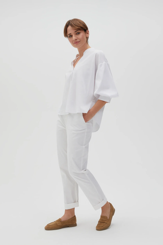 Γυναικείο πουκάμισο MOODO L-KO-4615 WHITE SS25