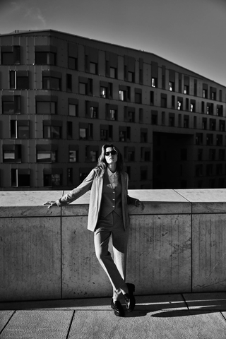 Γυναικείο σακάκι MOODO Z-MR-4806 GREY W25/26