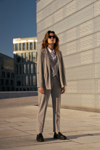 Γυναικείο σακάκι MOODO Z-MR-4806 GREY W25/26