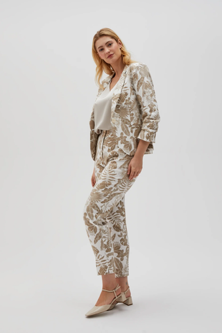 Γυναικείο σακάκι MOODO L-MR-4603 OFF WHITE SS25