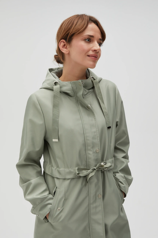 Γυναικεία καπαρντίνα MOODO L-KU-4602 OLIVE SS25