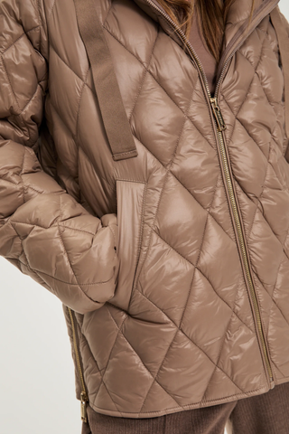 Γυναικείο μπουφάν MOODO Z-KU-4802 COFFEE W25/26
