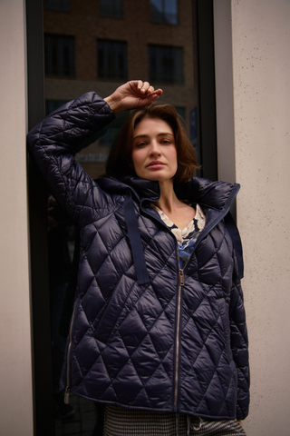 Γυναικείο μπουφάν MOODO Z-KU-4802 NAVY W25/26