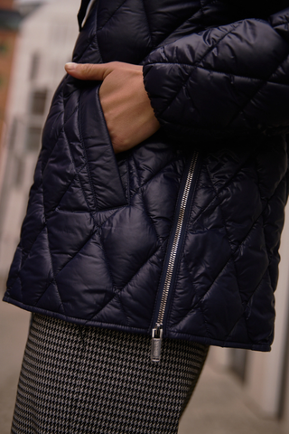 Γυναικείο μπουφάν MOODO Z-KU-4802 NAVY W25/26