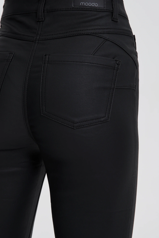 Γυναικείο παντελόνι MOODO Z-SP-4803 ΜΑΥΡΟ W25/26
