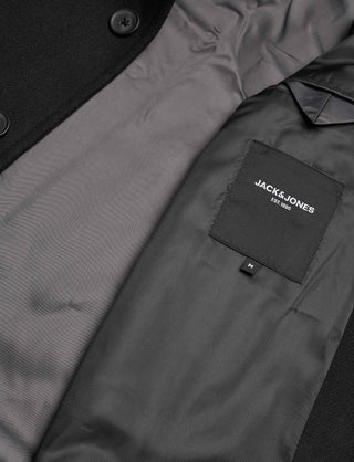 Ανδρικό παλτό JJEHARRIS SHORT COAT SN Jack & Jones 12278836 Black W25/26