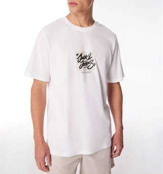 Ανδρικό t-shirt Standard Fit 100% Cotton JORSEQUOIA TEE SS CREW NECK 1 FST JACK & JONES 12258061 Bright White S 24