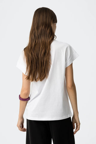 Γυναικείο t-shirt TIFFOSI 10063683 ΛΕΥΚΟ W25/26