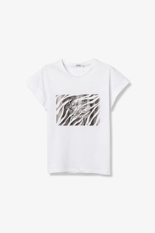 Γυναικείο t-shirt TIFFOSI 10063683 ΛΕΥΚΟ W25/26