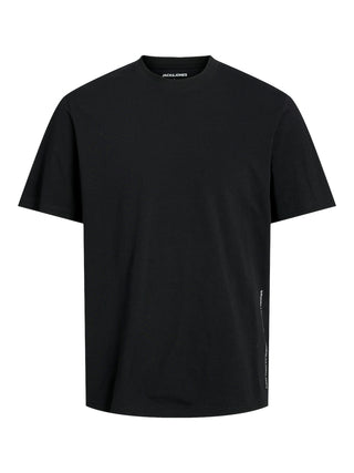 Ανδρικό t-shirt Wide Fit 100% Cotton JJDEXTER TEE SS CREW NECK JACK & JONES 12248065 Black S 24