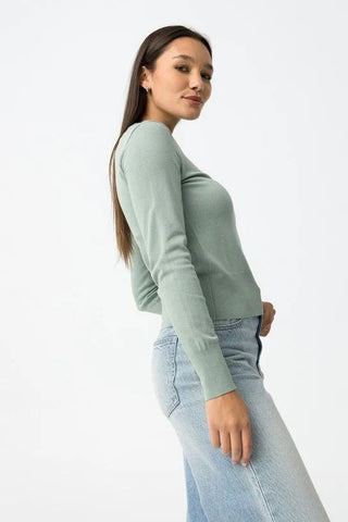 Γυναικεία πλεκτή μπλούζα TIFFOSI 10061673 ΜΕΝΤΑ W25/26