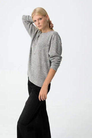 Γυναικεία πλεκτή μπλούζα TIFFOSI 10061835 GRAY W25/26