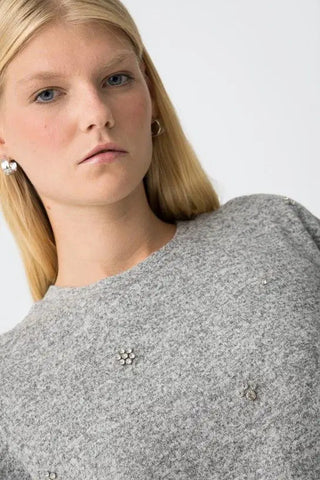 Γυναικεία πλεκτή μπλούζα TIFFOSI 10061835 GRAY W25/26