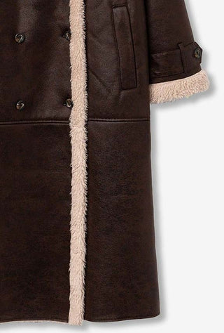 Γυναικείο παλτό δερματίνη TIFFOSI 10062253 ΚΑΦΕ W25/26