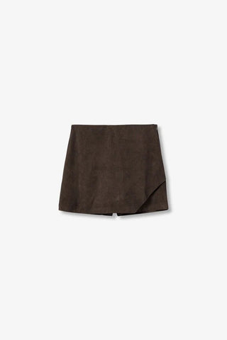 Γυναικείο σόρτς-φούστα TIFFOSI 10068671 BROWN W26/27