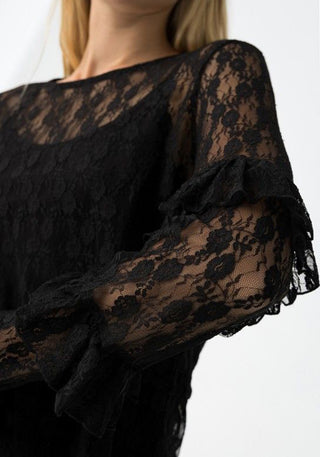 Γυναικείο top TIFFOSI 10061747 ΜΑΥΡΟ W25/26