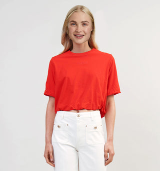 Γυναικείο top VMPENNY SS CROPPED TOP BOX JRS Vero Moda 10328166 Fiery Red SS25