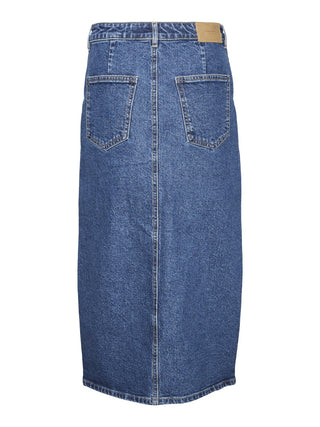 Γυναικεία φούστα VMVERI HR CALF DENIM SKIRT GA MIX VERO MODA 10295731 Medium Blue Denim NOOS S 24