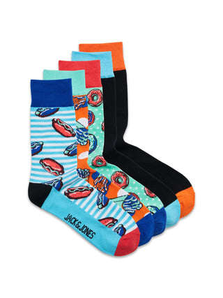 Ανδρικές κάλτσες χρωματιστές 5-pack JACK & JONES 12185892