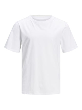Παιδική μπλούζα basic o-neck αγόρι JACK & JONES 12158433 Λευκό