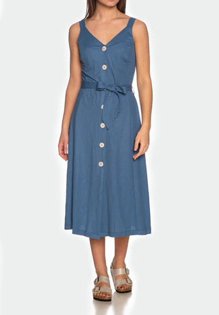 Γυναικείο φόρεμα midi TIFFOSI 10044184 blue