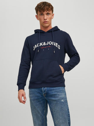 Ανδρικό φούτερ με κουκούλα JACK & JONES 12220537 Navy Blazer