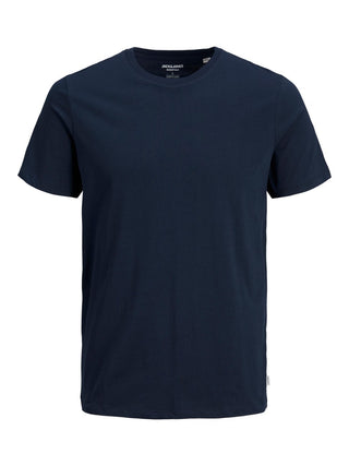 Ανδρική μπλούζα ORGANIC BASIC TEE O-NECK plus size JACK & JONES 12158482 Navy Blazer NOOS