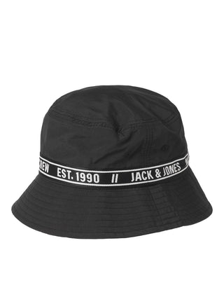Ανδρικό καπέλο bucket JACK & JONES 12228963 ΜΑΥΡΟ