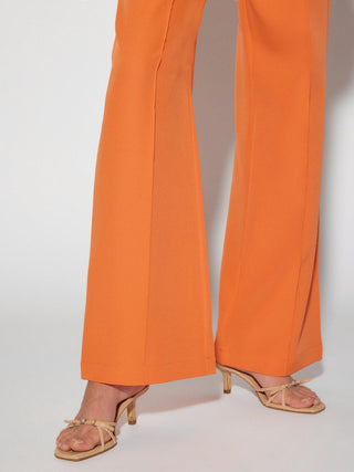 Γυναικείο παντελόνι Loose Fit SOMETHINGNEW VERO MODA 10288151 Exotic Orange