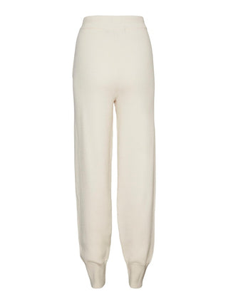Γυναικείο παντελόνι με λάστιχο και κορδόνι στην μέση VERO MODA 10253175 ΕΚΡΟΥ