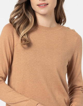 Γυναικεία μπλούζα με κουμπιά στον ώμο VERO MODA 10248741 ΜΠΕΖ