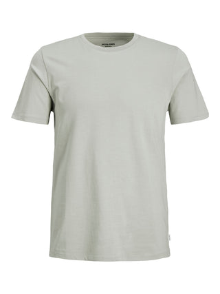 Ανδρικό t-shirt basic o-neck JACK & JONES 12156101 Wrought Iron NOOS