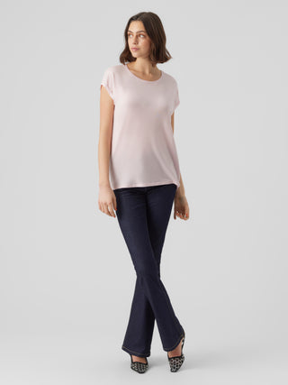 Γυναικεία μπλούζα κοντομάνικη VERO MODA 10284468 Parfait Pink NOOS